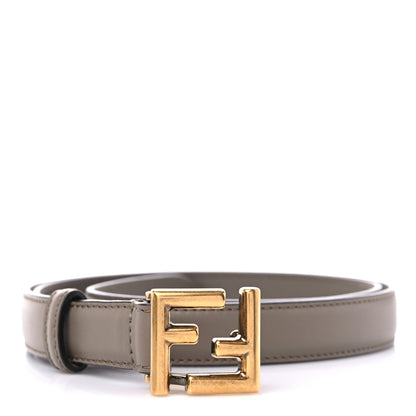 Fendi Vitello King FF 2CM Belt 90 36 Grey 1 of 6