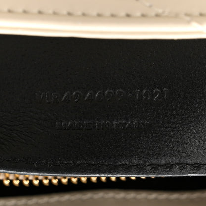 Saint Laurent Calfskin Y Quilted Monogram Small Loulou Chain Satchel Crema Soft 7 of 10