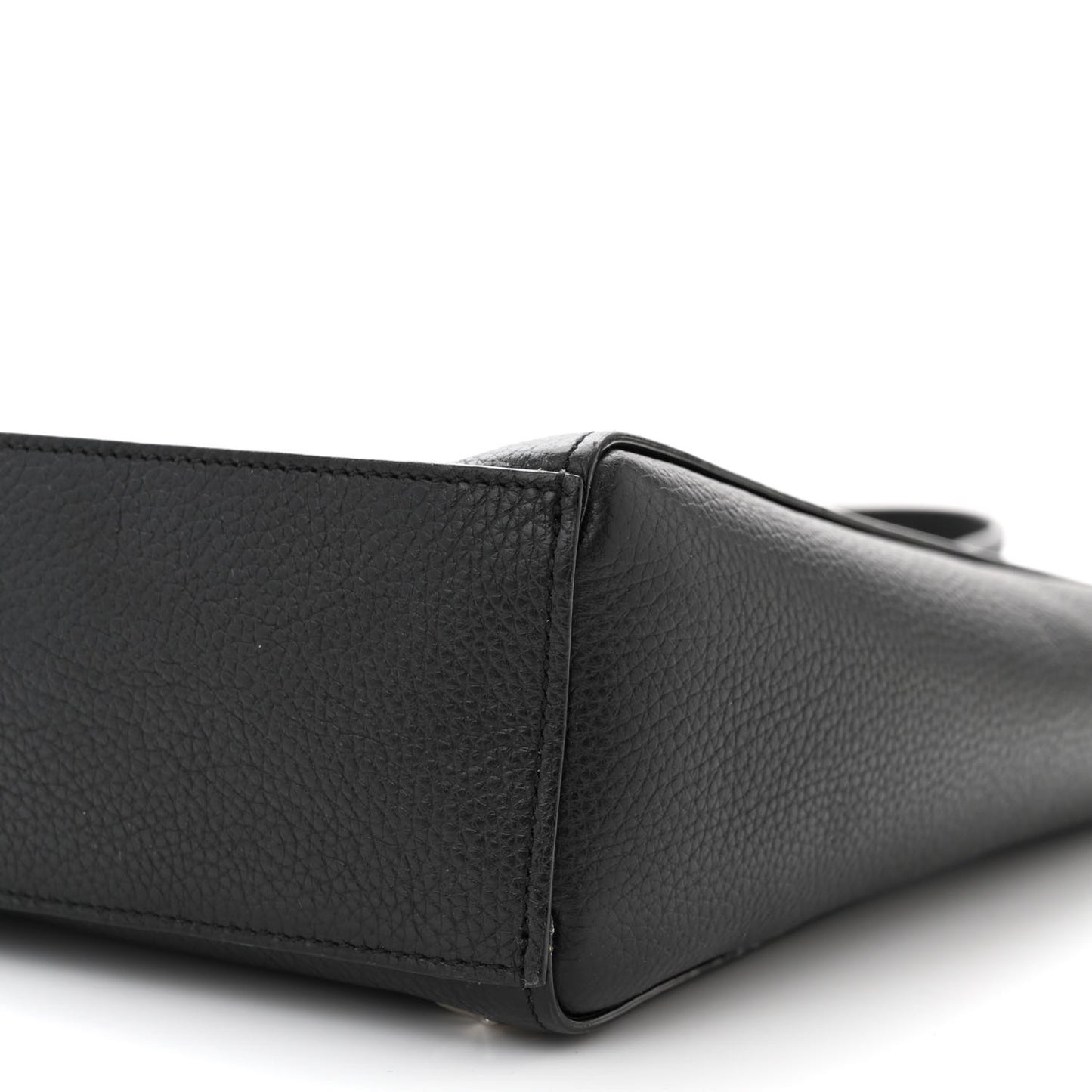 Soft Grainy Calfskin Star Studded Mini Pegasi Tote Black