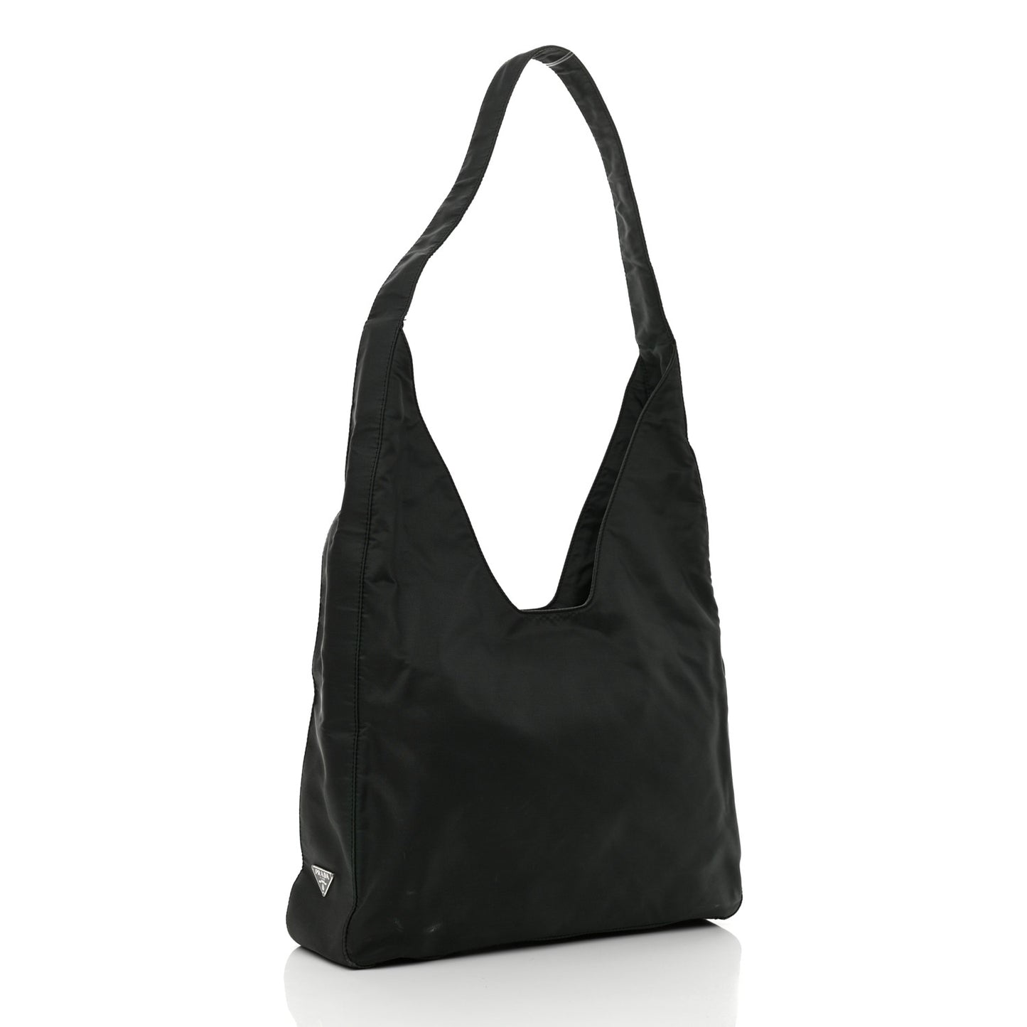 Tessuto Nylon Hobo Black