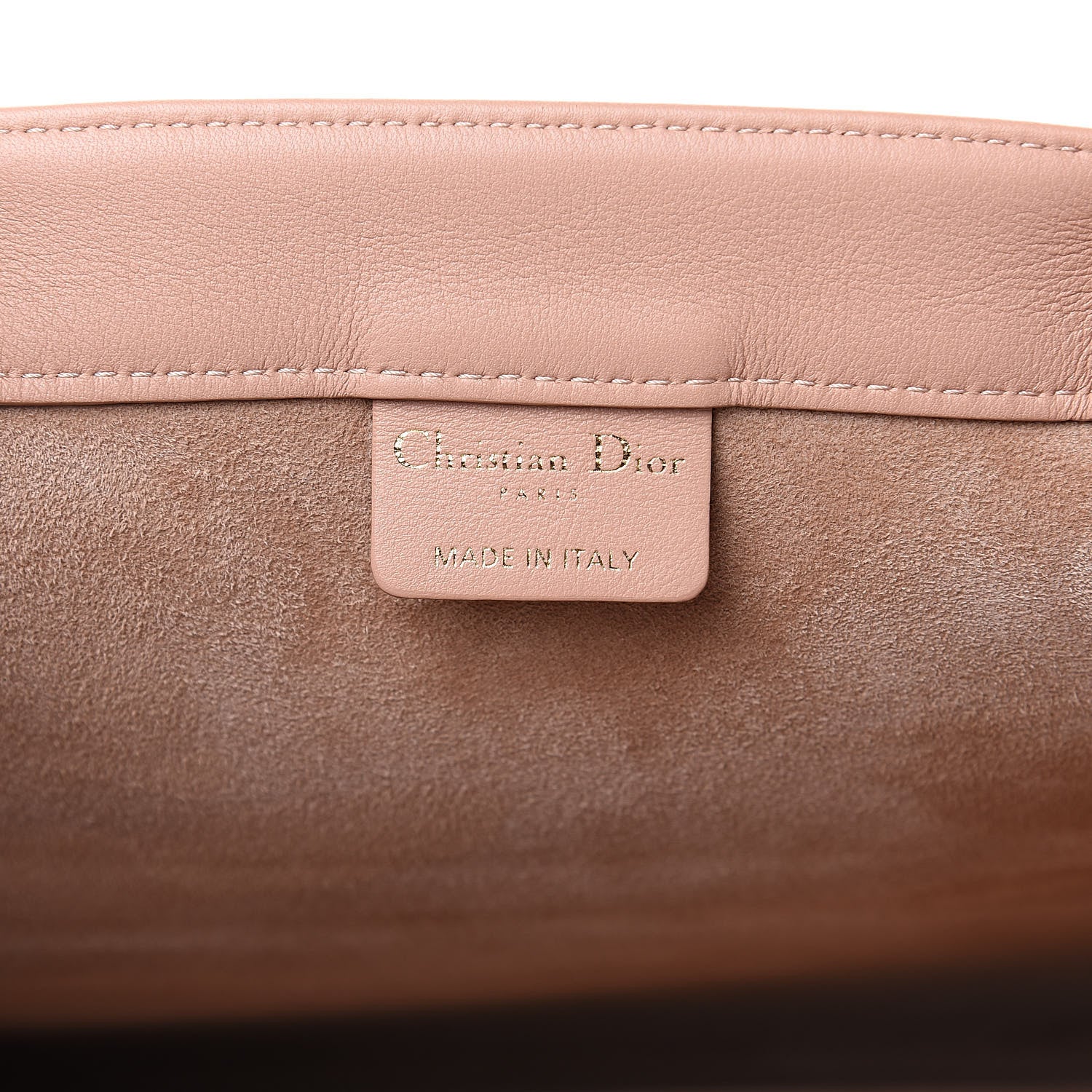 Christian Dior Calfskin Embossed Medium Book Tote Rose de Vents 6 of 11