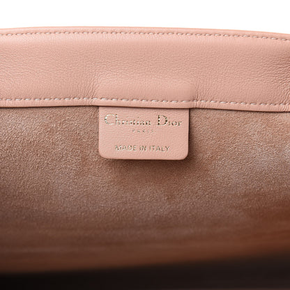 Christian Dior Calfskin Embossed Medium Book Tote Rose de Vents 6 of 11