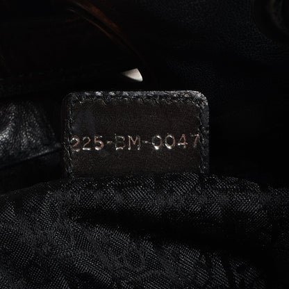 Christian Dior Nylon Cannage Drawstring Bag Black 7 of 7