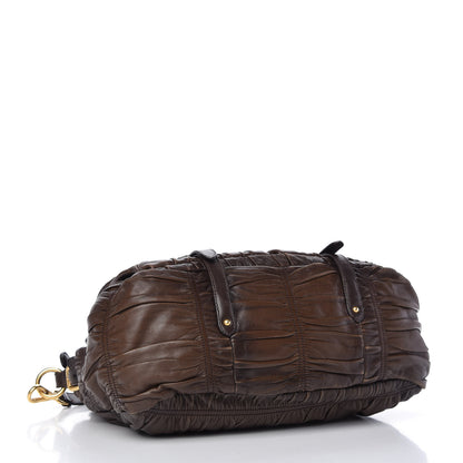 Prada Nappa Gaufre Messenger Tote Noce 4 of 14