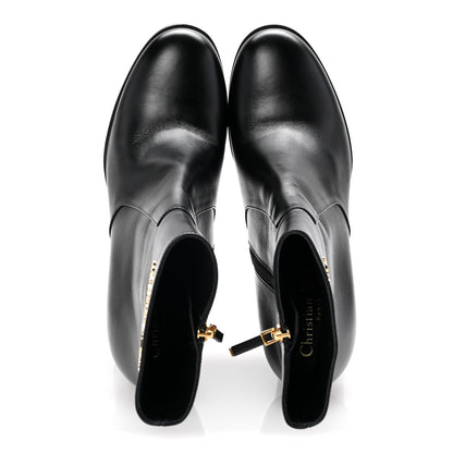 Christian Dior Calfskin D-Town Ankle Boots 38 Black 2 of 10