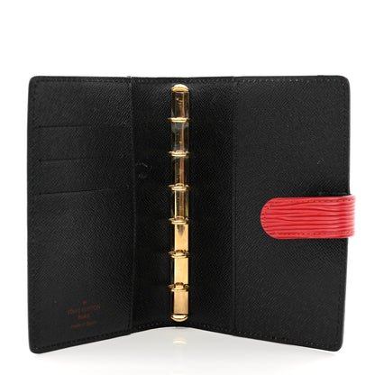 Louis Vuitton Epi Medium Ring Agenda Cover Rouge 5 of 6