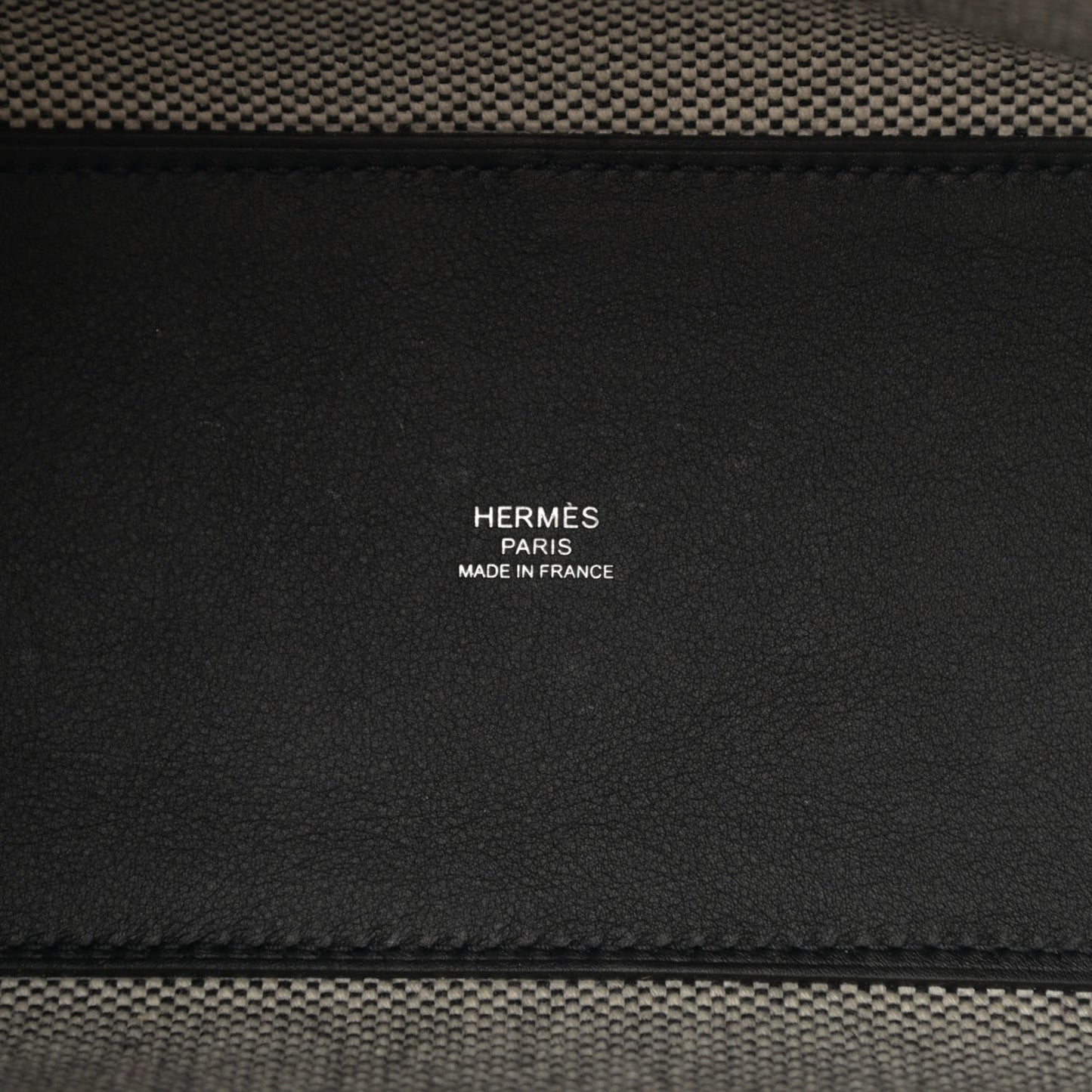 Swift H Canvas Cabas H En Biais 27 Black Ecru