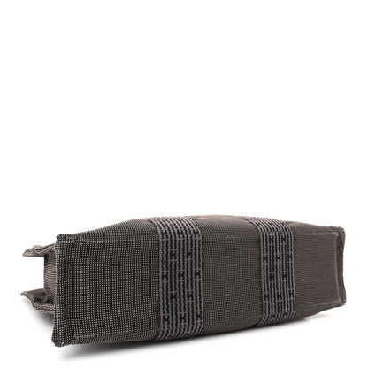Hermes Canvas Herline PM Tote Grey 4 of 12