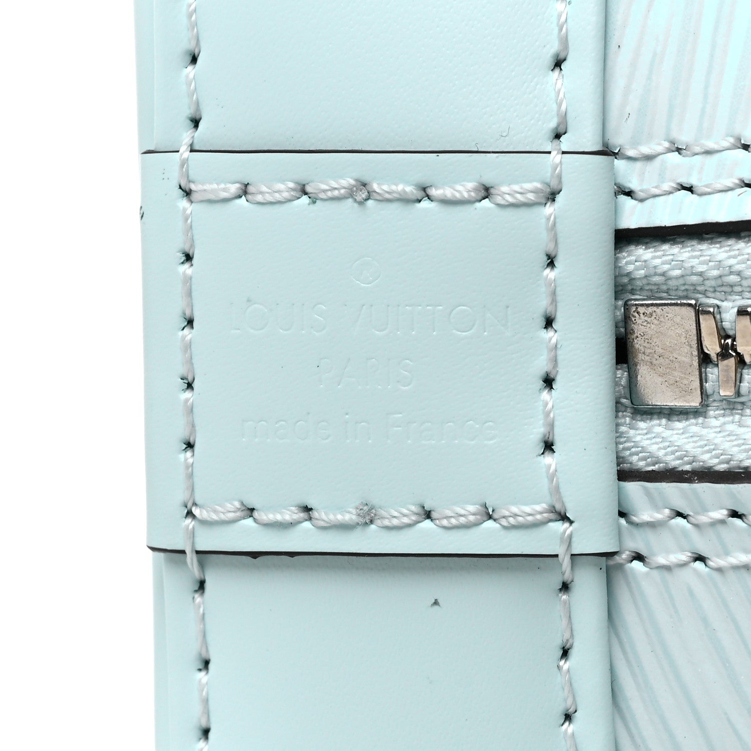 Louis Vuitton Epi Jacquard Alma BB Lagoon Blue 6 of 8