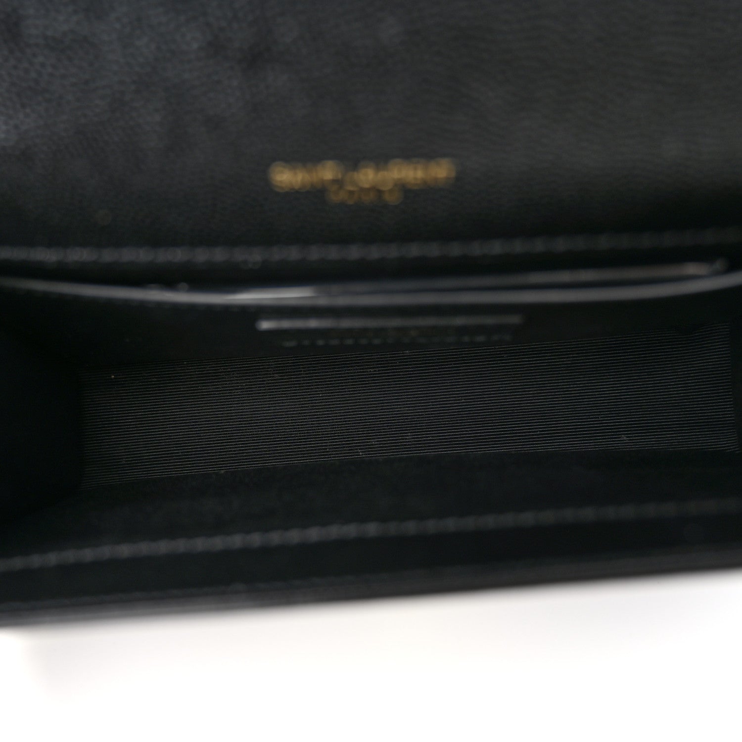 Saint Laurent Grain De Poudre Small Classic Monogram Kate Tassel Satchel Black 5 of 11