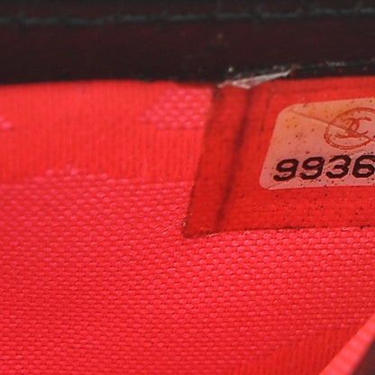 Chanel Calfskin Quilted Cambon Flap Wallet Black White 6 of 7