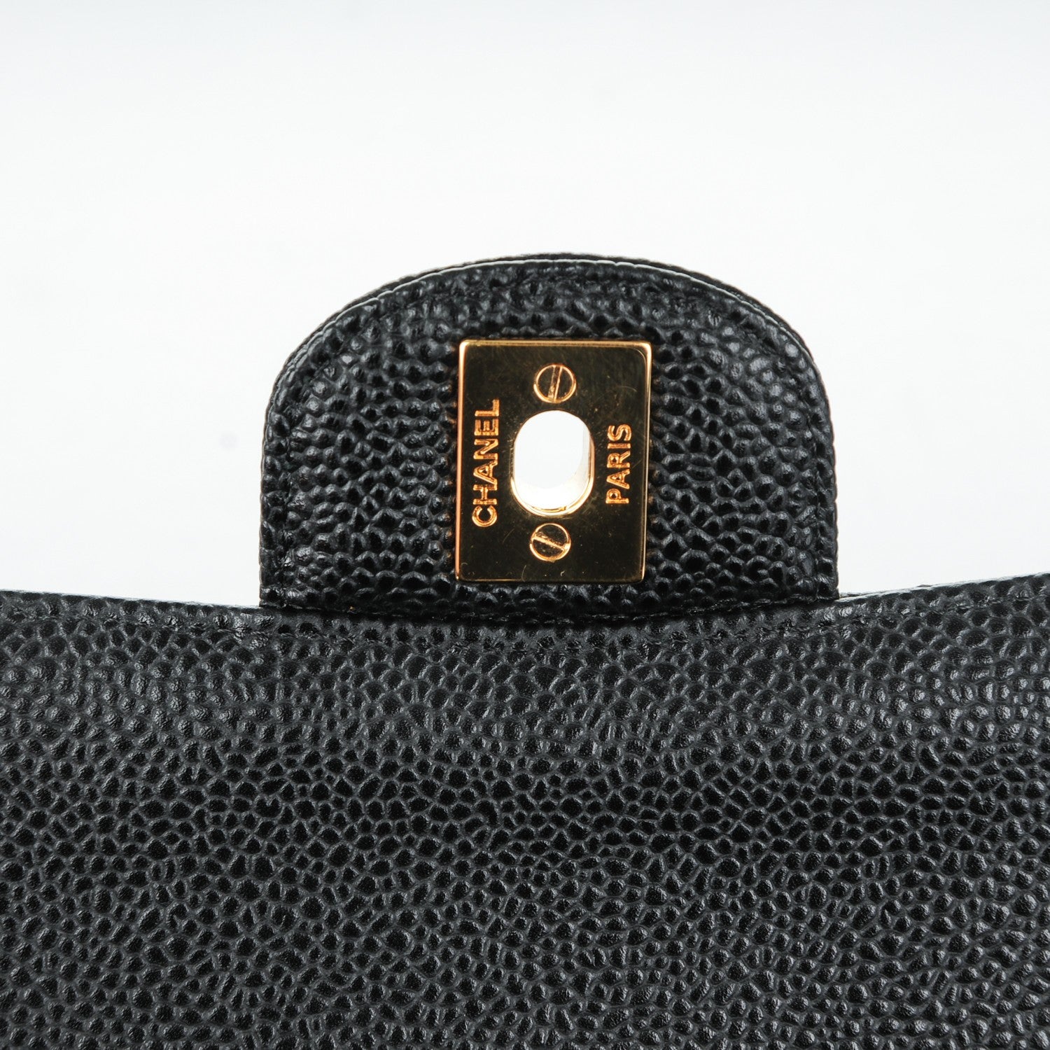 Chanel Caviar Quilted Medium Double Flap Black 6 of 8