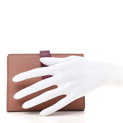 Celine Grained Calfskin Medium Multifunction Strap Wallet Antique Rose Wild Berry 2 of 6