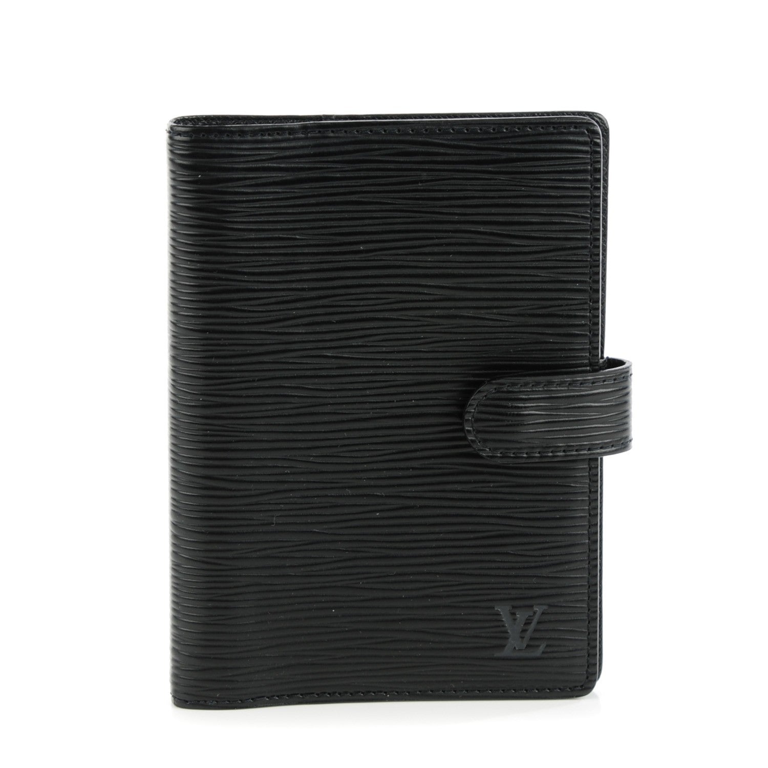 Louis Vuitton Epi Small Ring Agenda Cover Black 1 of 7