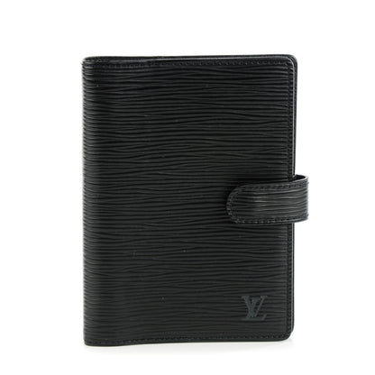 Louis Vuitton Epi Small Ring Agenda Cover Black 1 of 7