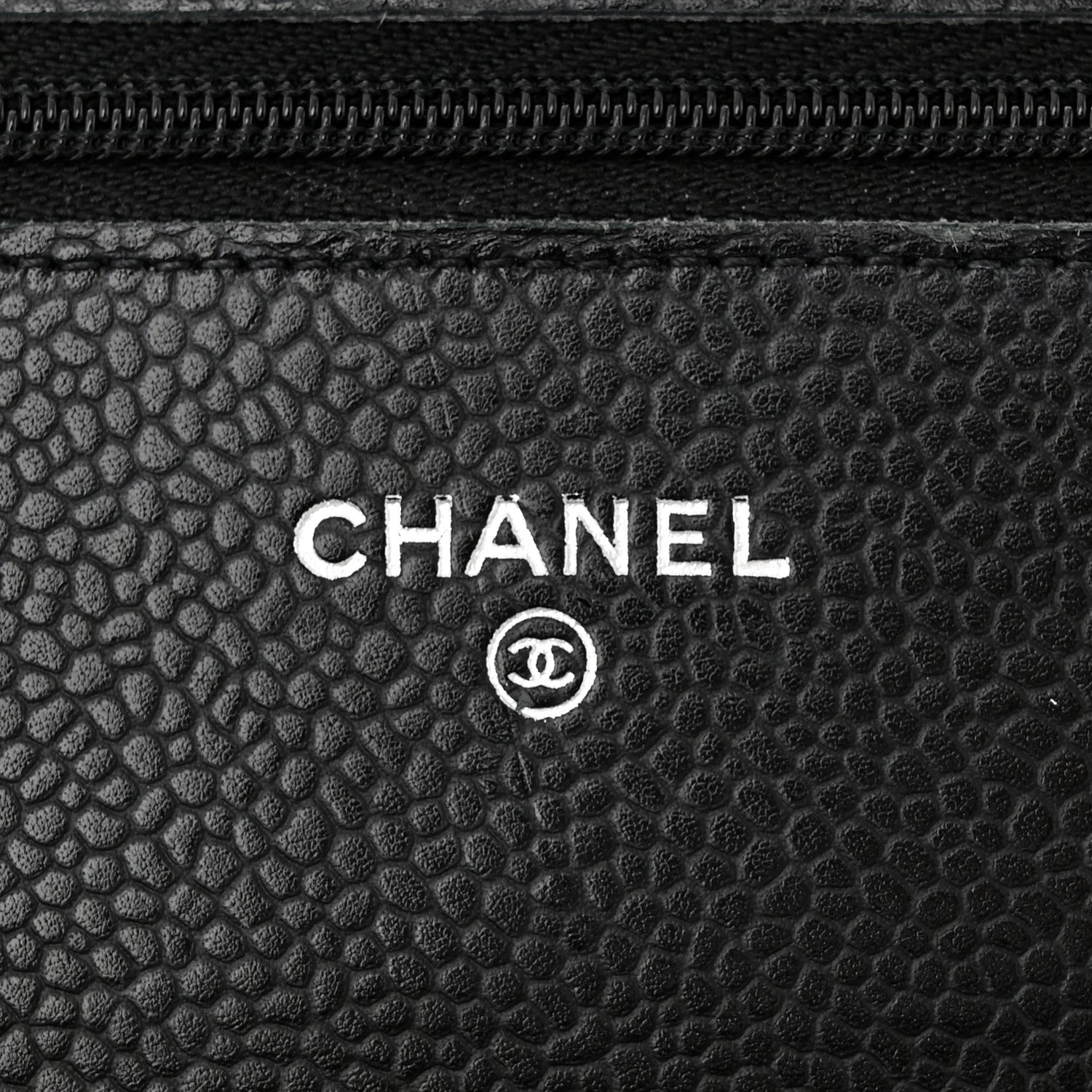 Chanel Caviar Quilted Wallet on Chain WOC Black 6 of 12