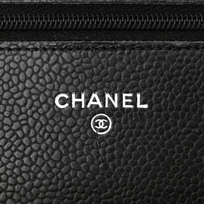 Chanel Caviar Quilted Wallet on Chain WOC Black 6 of 12