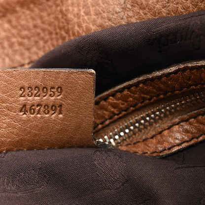 Gucci Monogram Bamboo Bar Medium Tote Brown 7 of 16