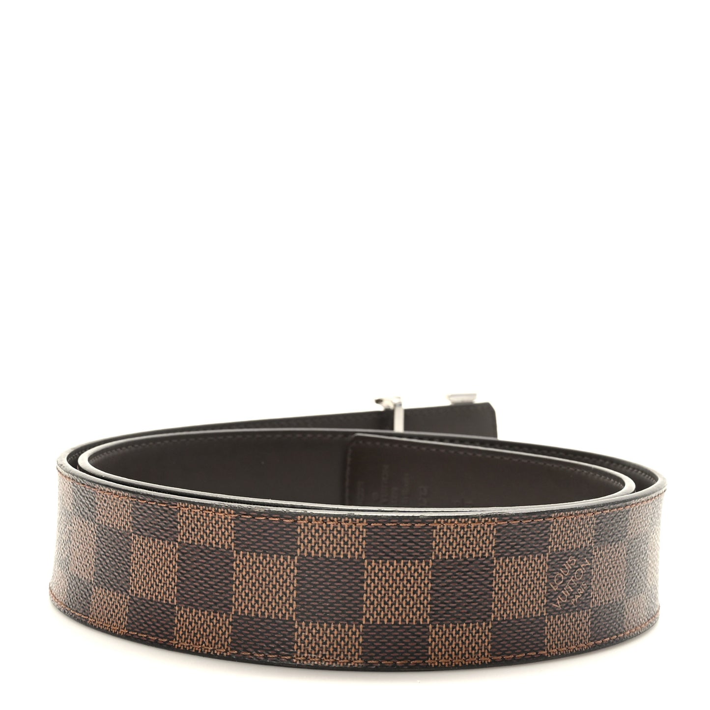 Damier Ebene 40mm LV Initiales Belt 95 38