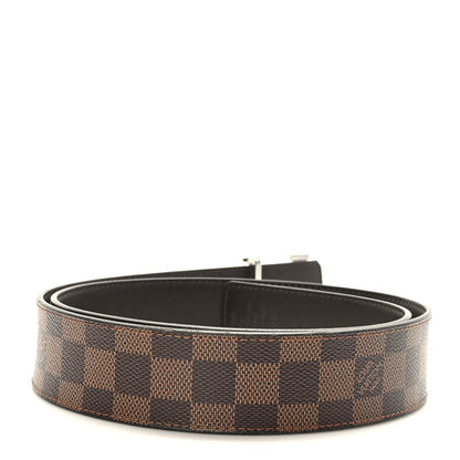 Louis Vuitton Damier Ebene 40mm LV Initiales Belt 95 38 2 of 6