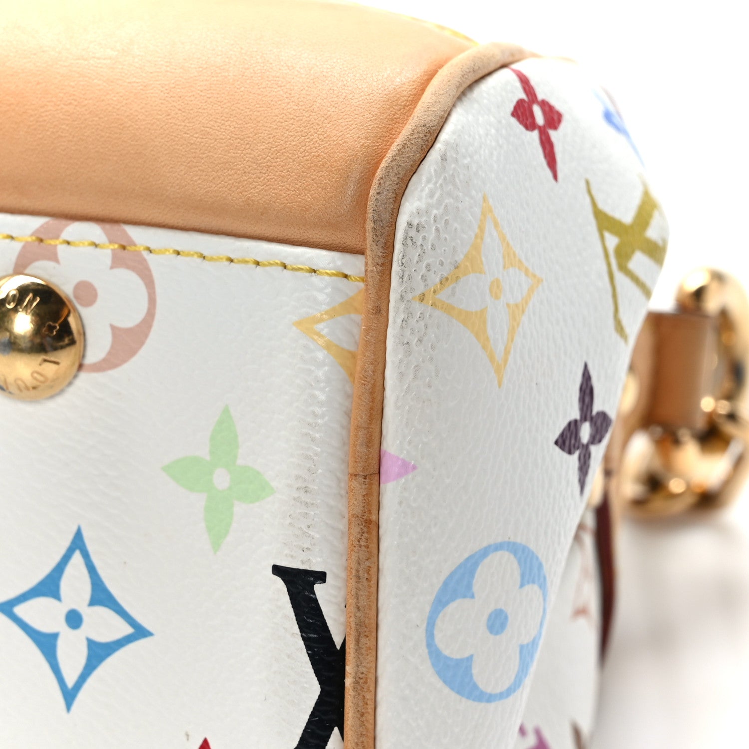 Louis Vuitton Monogram Multicolor Beverly MM White 9 of 9