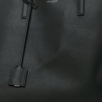 Saint Laurent Calfskin Large Shopping Tote Dark Green 10 of 13