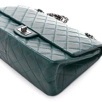 Chanel Aged Calfskin Quilted 2.55 Reissue 226 Flap Green 11 of 11