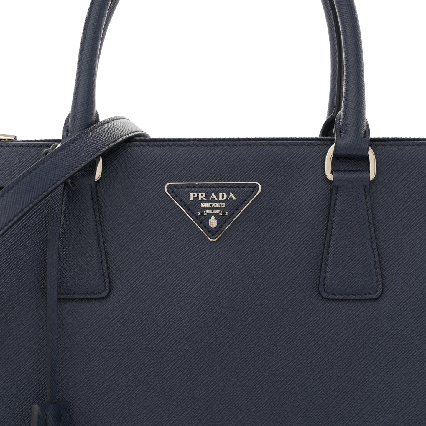 Saffiano Lux Large Galleria Double Zip Tote Baltico