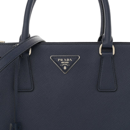 Prada Saffiano Lux Large Galleria Double Zip Tote Baltico 8 of 12