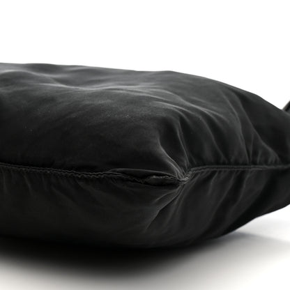 Prada Nylon Vela Flat Messenger Bag Black 10 of 11