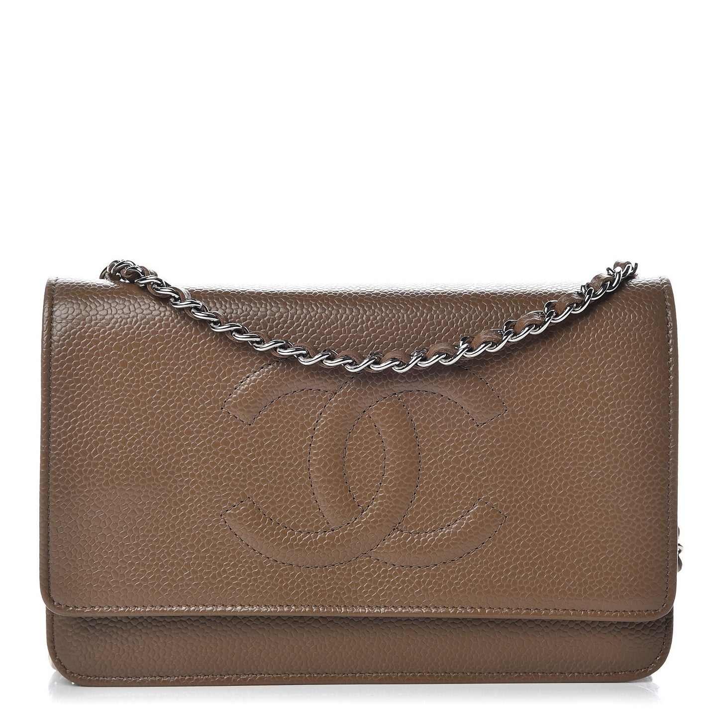 Caviar Timeless CC Wallet On Chain WOC Brown