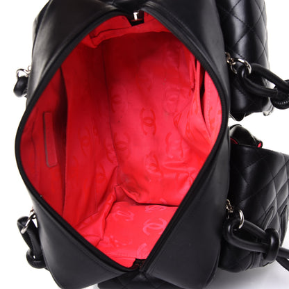 Chanel Calfskin Quilted Large Cambon Multipocket Reporter Black 4 of 10