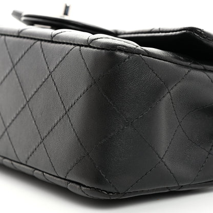Chanel Lambskin Quilted Mini Rectangular Flap Black 10 of 10