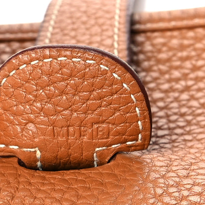 Hermes Taurillon Clemence Evelyne III GM Gold 7 of 16