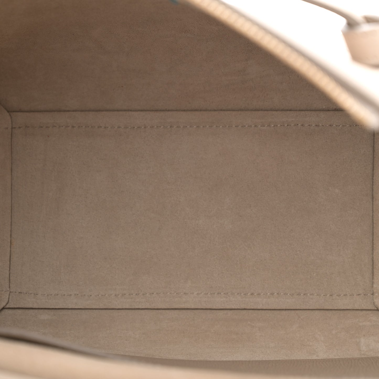Grained Calfskin Micro Belt Bag Light Taupe
