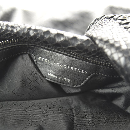 Stella McCartney Eco Python Falabella Fold Over Tote Black 8 of 9