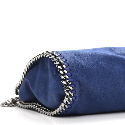 Stella McCartney Shaggy Deer Mini Falabella Fold Over Tote Blue 9 of 10