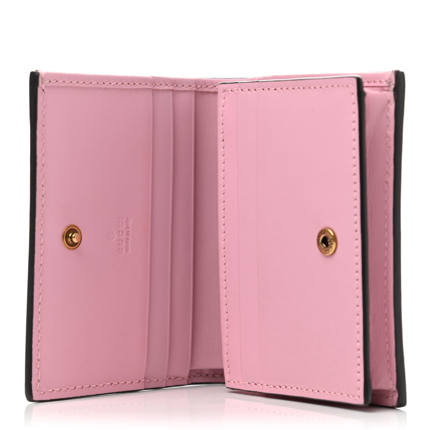 Gucci GG Supreme Monogram Strawberry Card Case 4 of 5