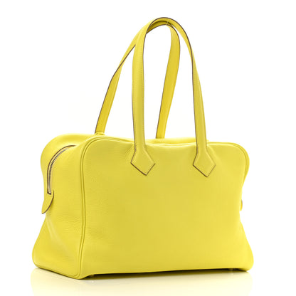 Hermes Taurillon Clemence Victoria II 35 Soufre 2 of 11