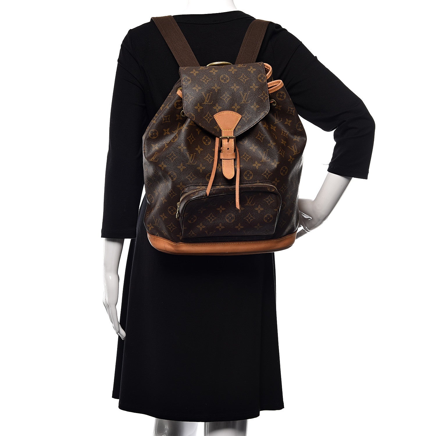 Louis Vuitton Monogram Montsouris GM Backpack 2 of 15