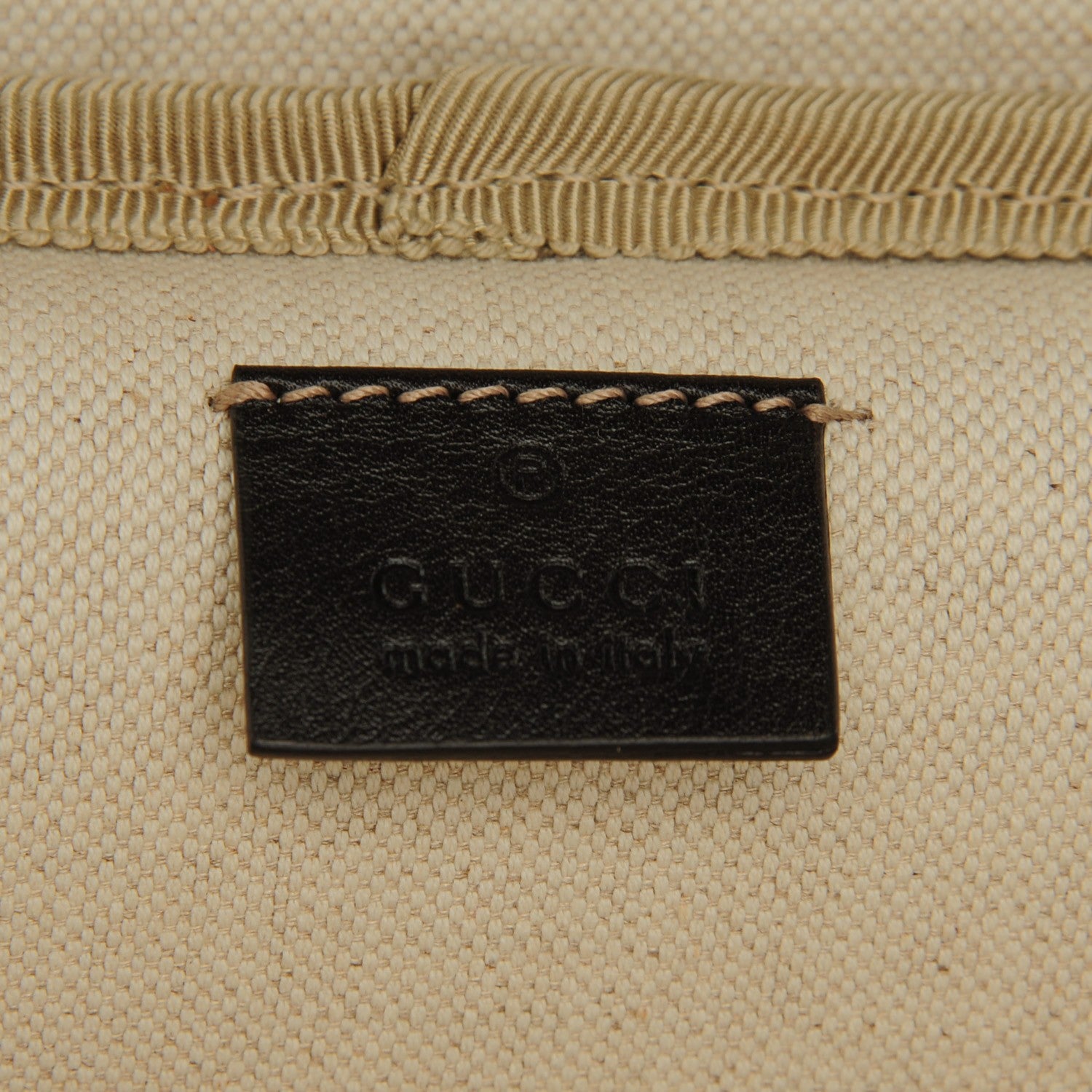 Gucci GG Supreme Monogram Selleria Calfskin Four Wheel Carry On Suitcase Beige Ebony Cocoa 10 of 10