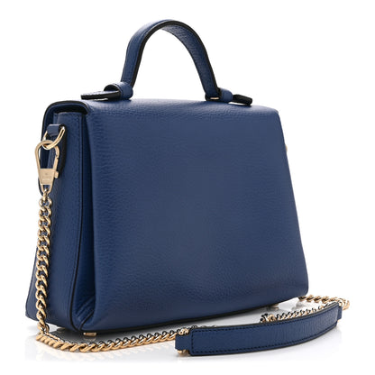 Gucci Dollar Calfskin Interlocking G Top Handle Shoulder Bag Caspian 3 of 11