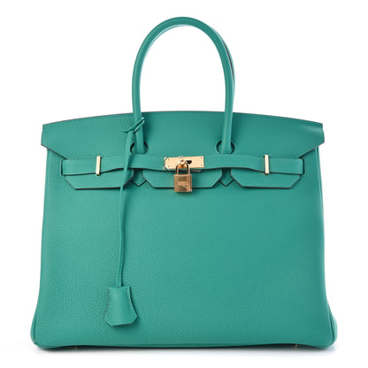 Hermes Togo Birkin 35 Vert Verone 1 of 40