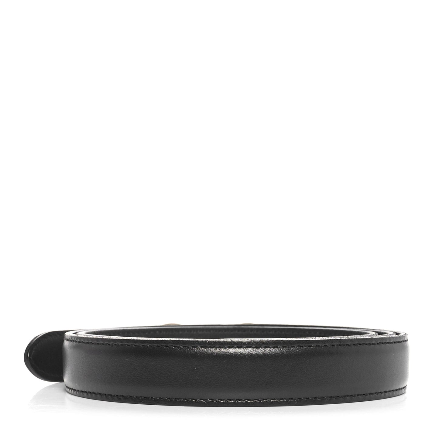 Smooth Calfskin 20mm Cintura Belt 80 32  Black