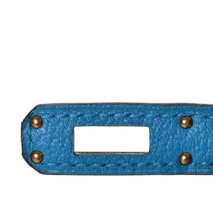 Hermes Chevre Mysore Mini Kelly Sellier 20 Bleu Zanzibar 17 of 29