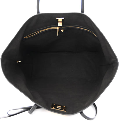 Salvatore Ferragamo Calfskin Studio Tote Black 6 of 14