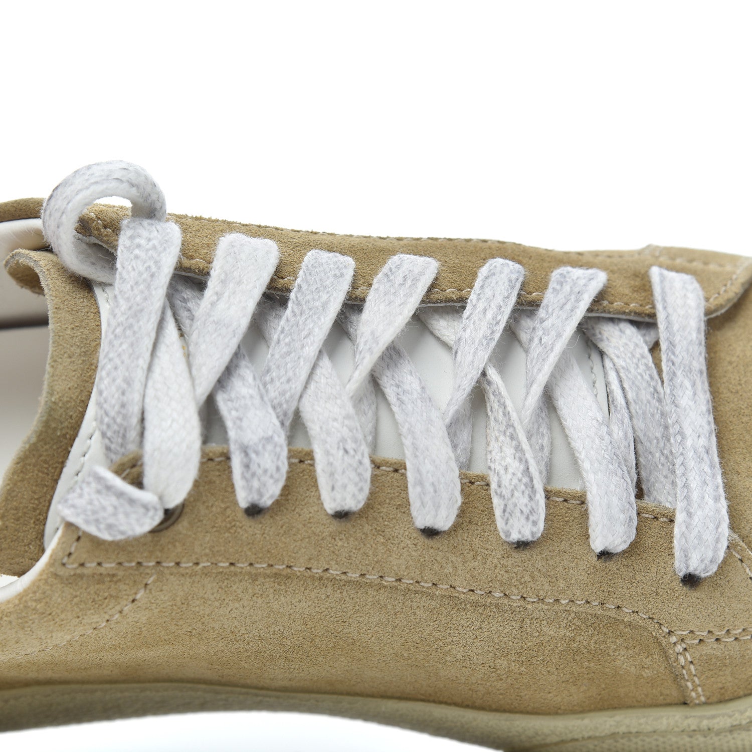 Saint Laurent Distressed Suede Womens Court Classic Sneakers 38 Desert 17 of 22