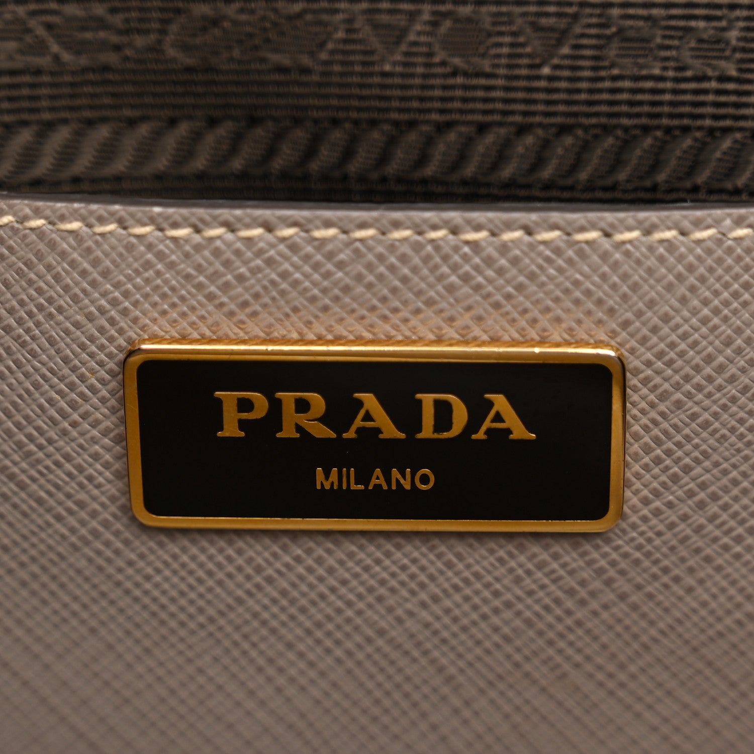 Prada Saffiano Lux Large Galleria Double Zip Tote Argilla 6 of 12