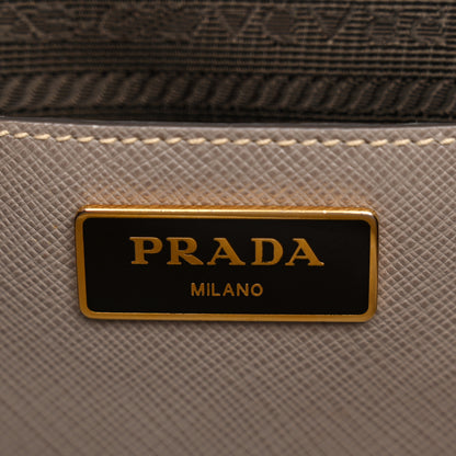 Prada Saffiano Lux Large Galleria Double Zip Tote Argilla 6 of 12