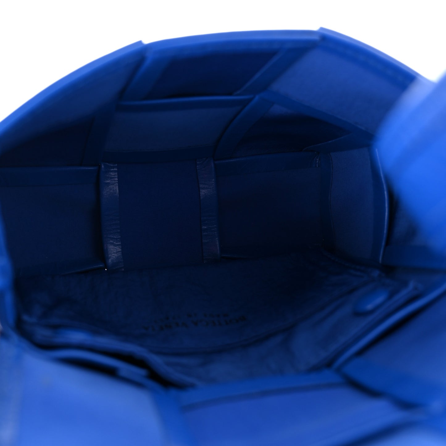 Paper Calfskin Maxi Intreccio Extra Mini Cassette Crossbody Bag Cobalt